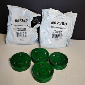 4pcs Better Biscuit Hockey Pucks Off Ice Training 4 Snipers 3- Rivets
